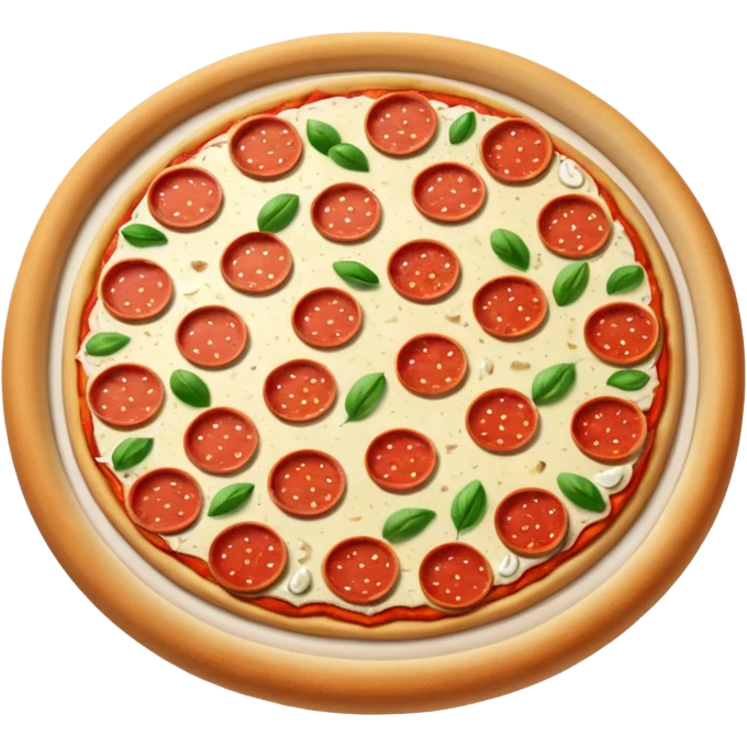 Pizza hình tròn emoji