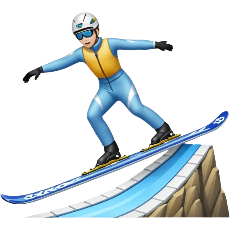 chce motikona skoczka z gry deluxe ski jump 2 takiego pixelowego jak w grze emoji