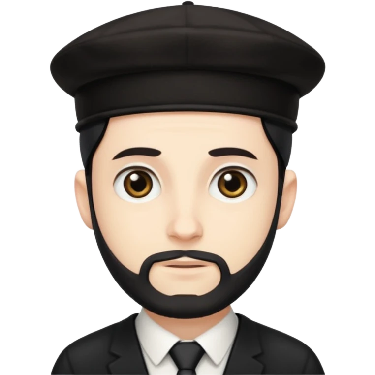 Jewish man with Jewish hat emoji