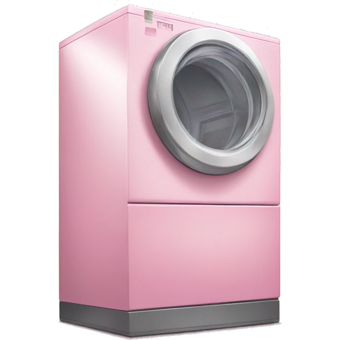 Pink laundry dryer  emoji