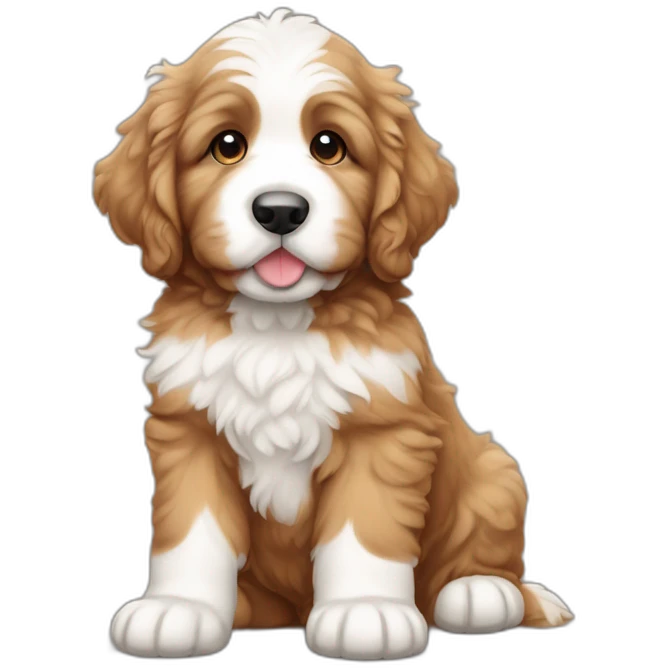Bernerdoodle puppy emoji