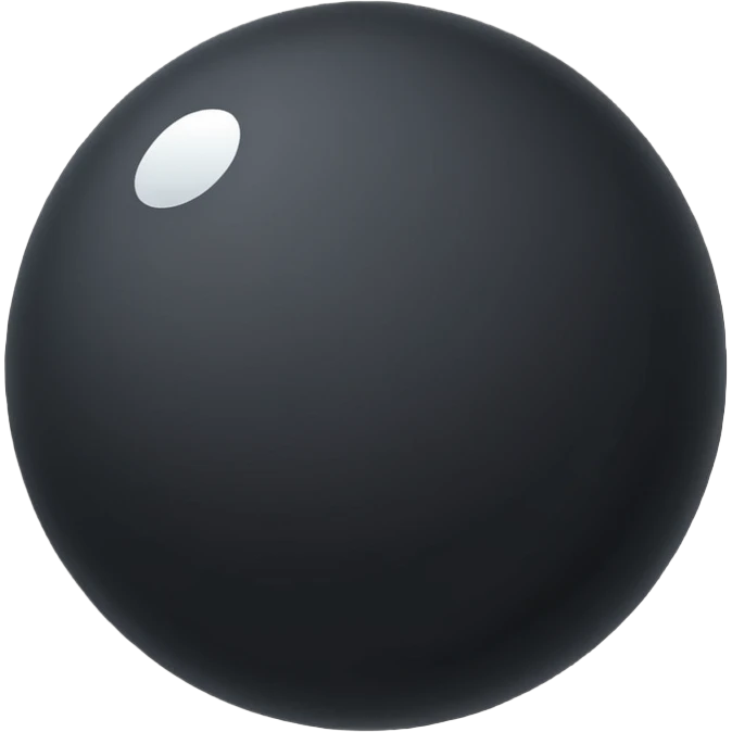 Black fabric Limbless ninja/robber ball sphere! It’s rollable emoji