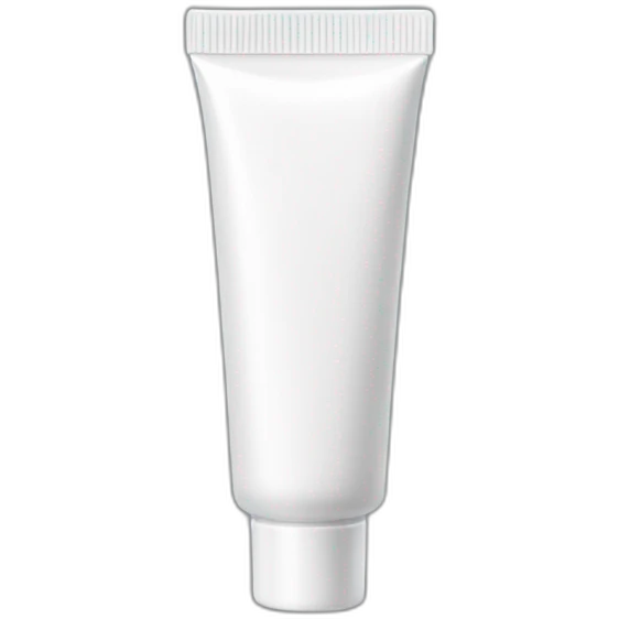 ointment tube cream white emoji
