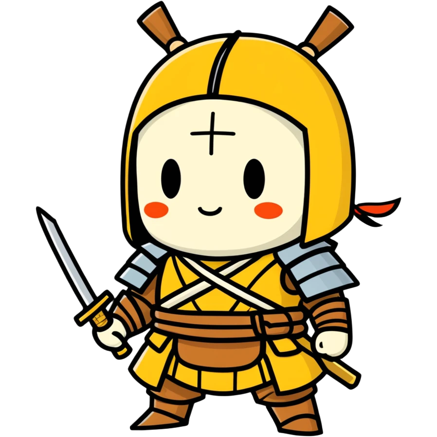 Samurai peanut  emoji