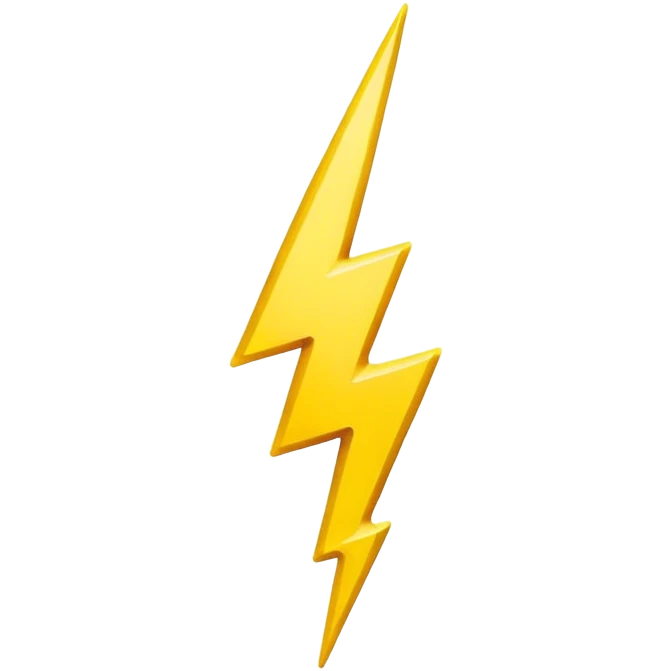 lightning bolt emoji