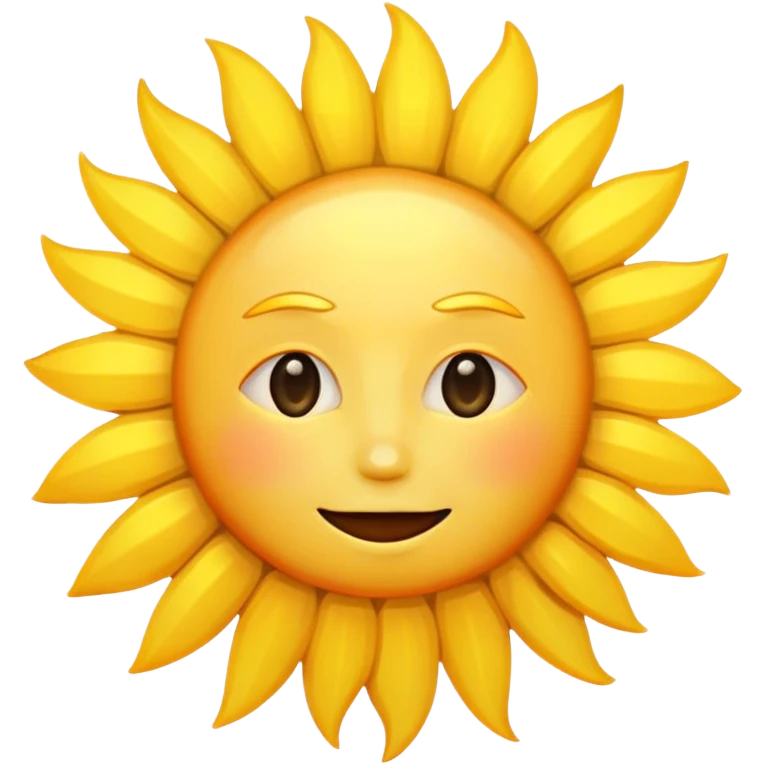 good morning text with the sun emoji