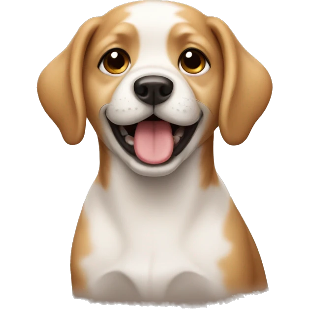Cute dog emoji