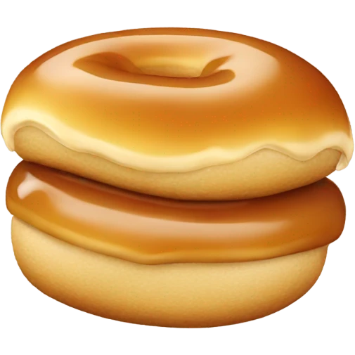 Eating honey bun emoji