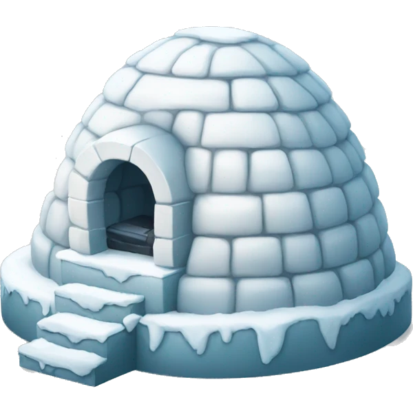 igloo + cool hacker emoji