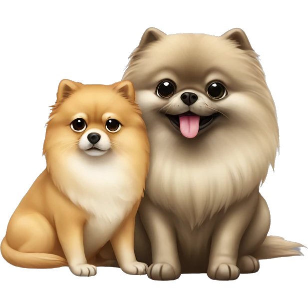 Seal and pomeranian  emoji