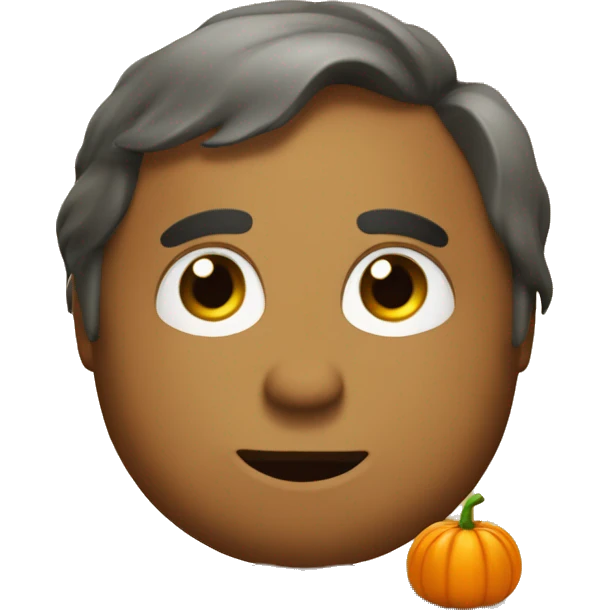 citrouille avec chap emoji