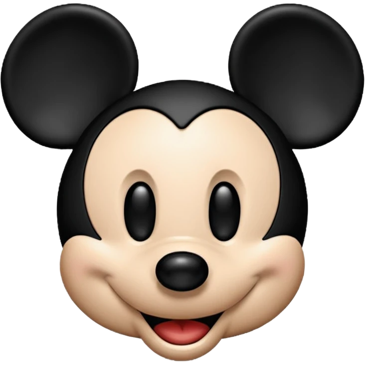 mickey mouse head emoji