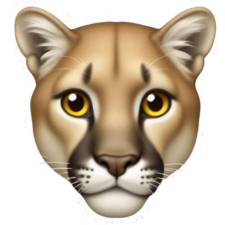 face mountain lion emoji