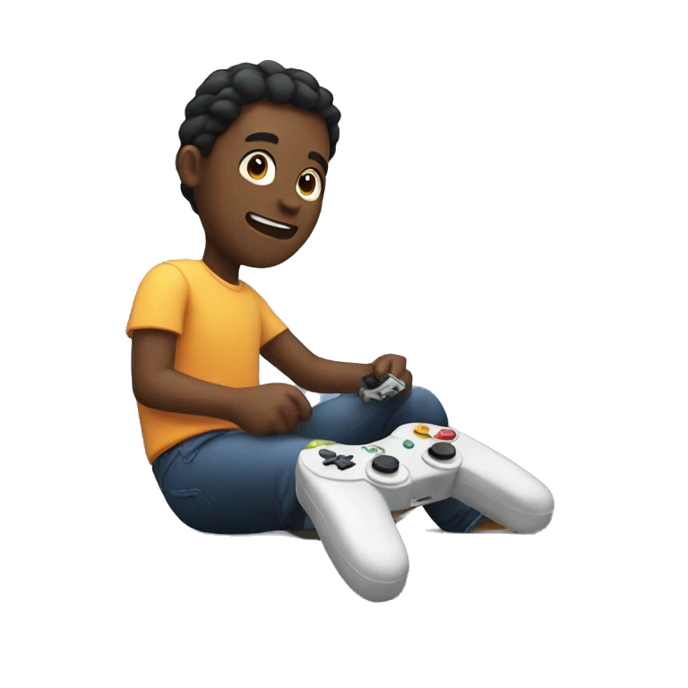 Playing video games  emoji