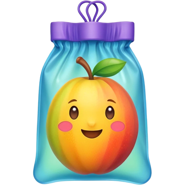 Make a fruit pouch emoji emoji