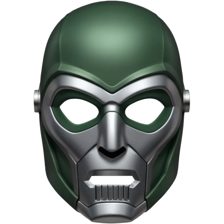 Doctor Doom silver mask emoji