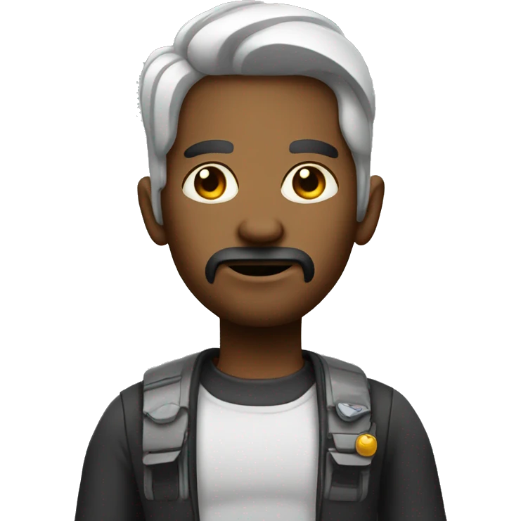 futuristic funny emoji
