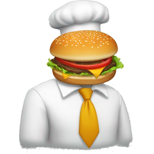 Headless Burger man emoji