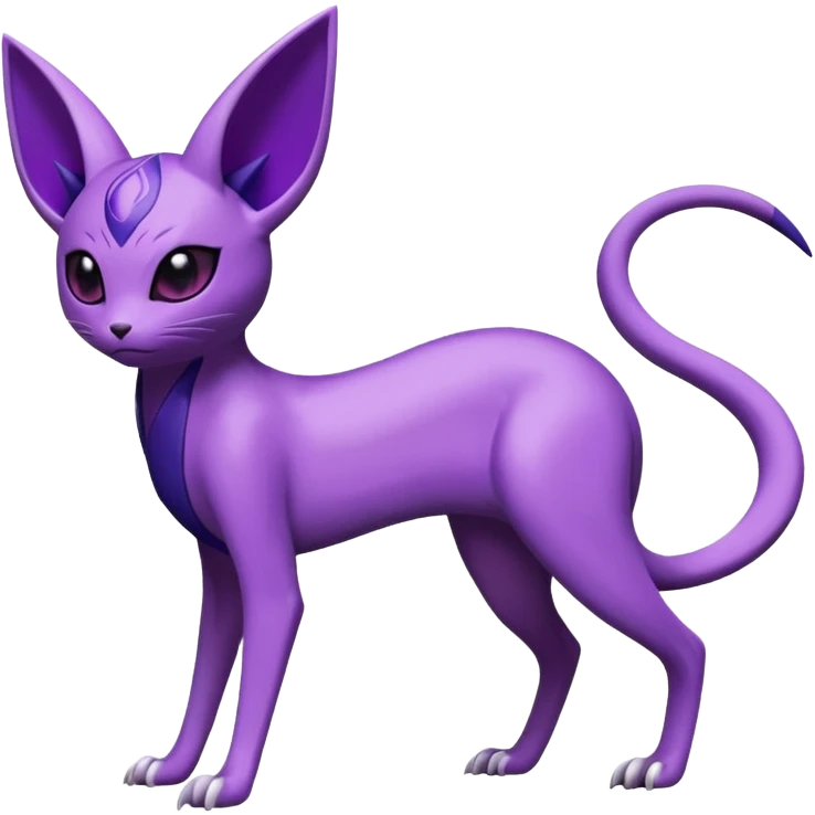 Espeon-Noibat-Fakémon-hybrid-creature (full body)  emoji