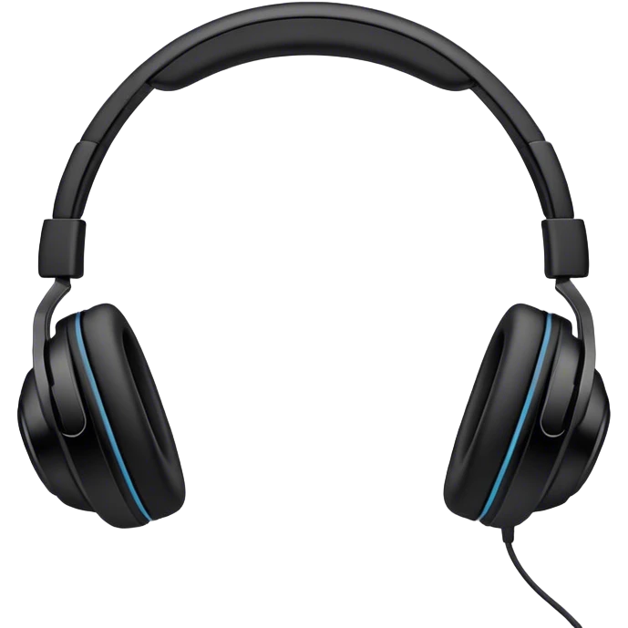 black headphones emoji