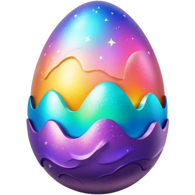magical poop easter cosmic egg landscape  emoji