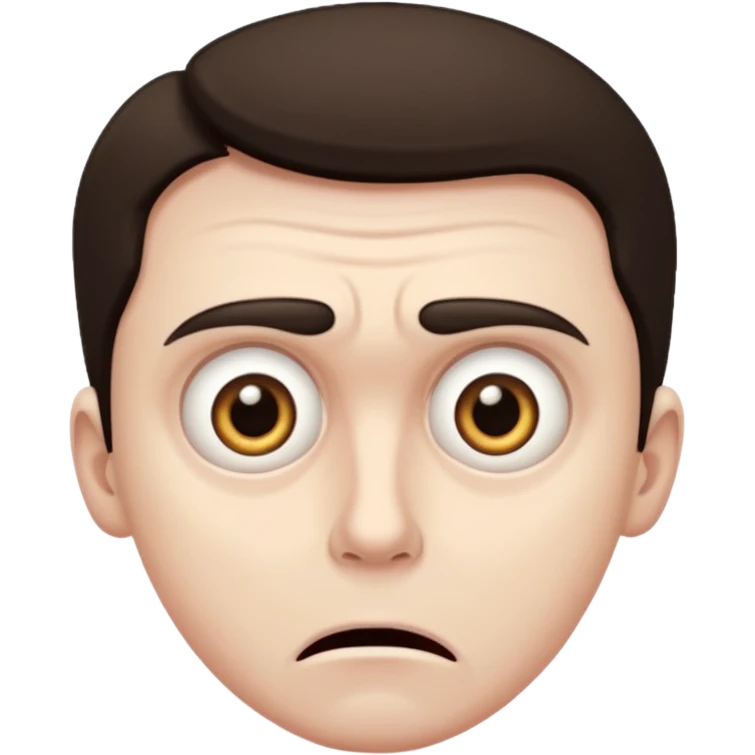 scared man emoji