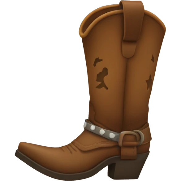 Cowboy boot emoji
