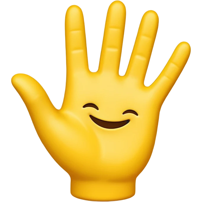 3D emoji-style icon of a yellow hand in the emoji style, making the hang loose sign.
 emoji