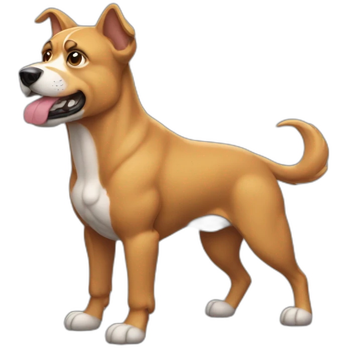 muscle dog emoji