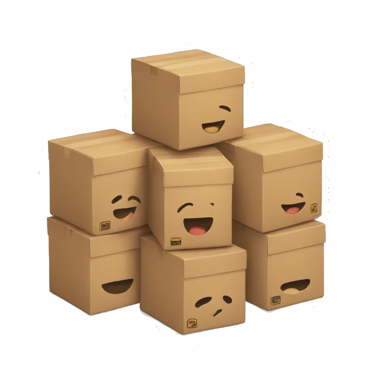 five boxes emoji