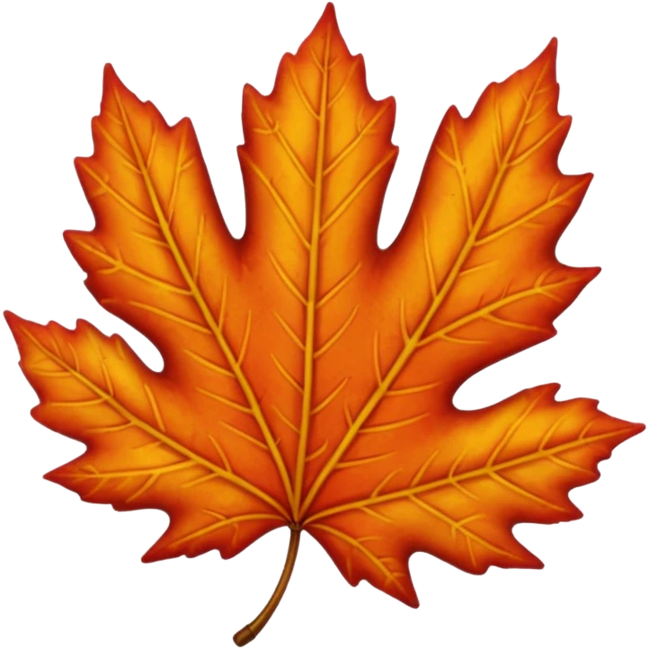 fall leaf emoji