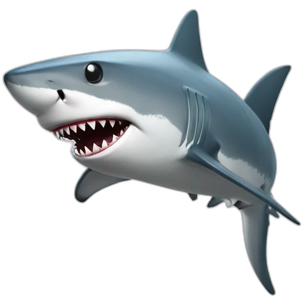 shark with gun emoji