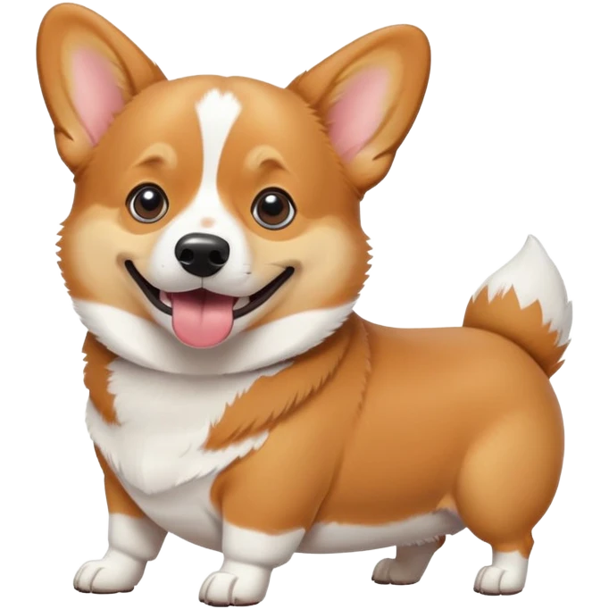 Собака корги как в меме 'bonk' emoji