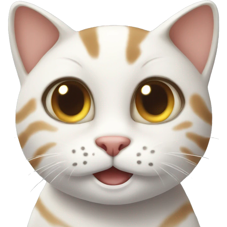 A happy cat emoji