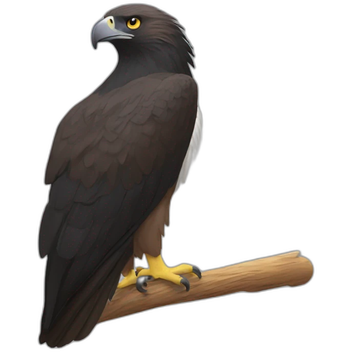 tasmanian wedge tail eagle black head emoji