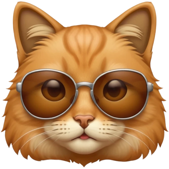 Cat wearing sunglasses emoji