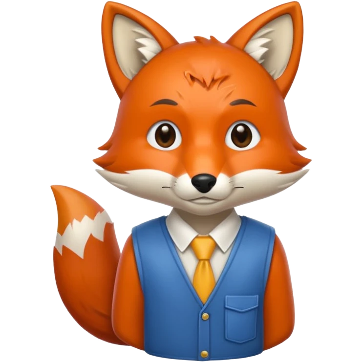 student fox emoji
