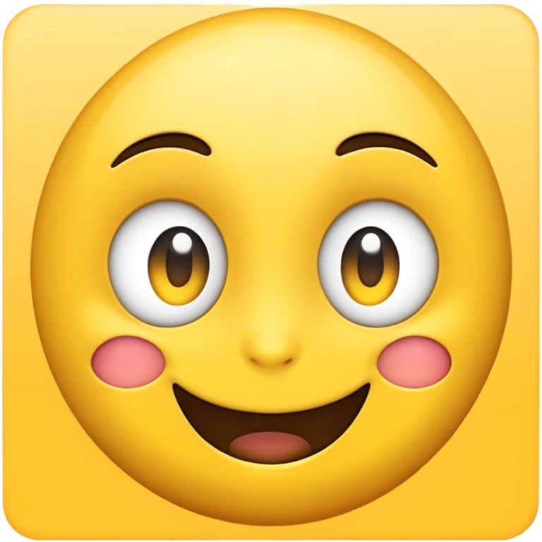 Happy emoji who turns his eyes emoji