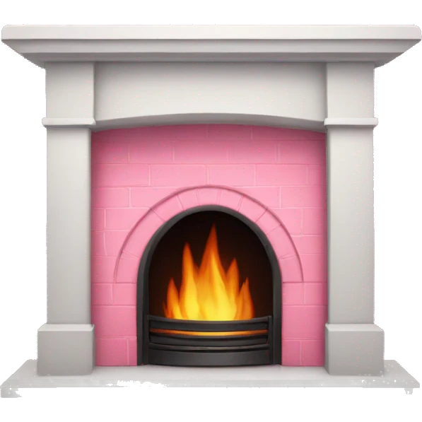 Pink fireplace  emoji