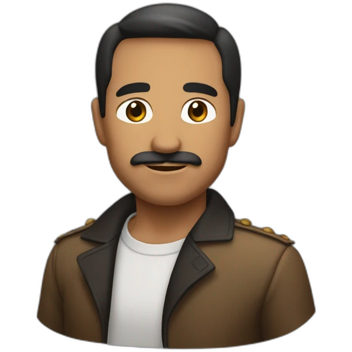 Mastín español marrón y negro emoji