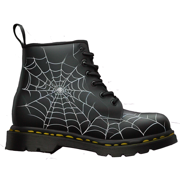 doc martens spiderweb emoji