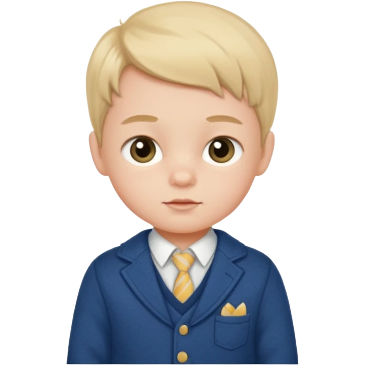 A preppy newborn emoji