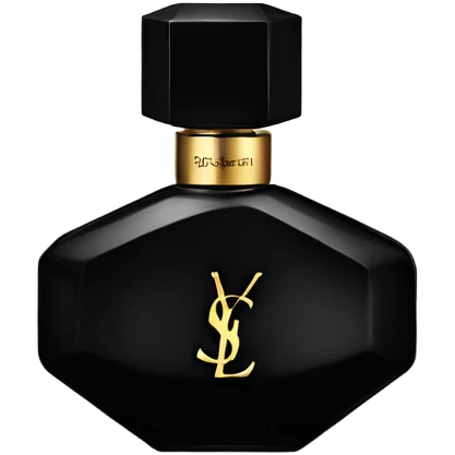 black ysl perfume emoji