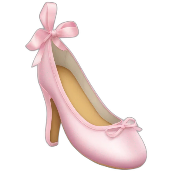 Chaussure de ballet emoji