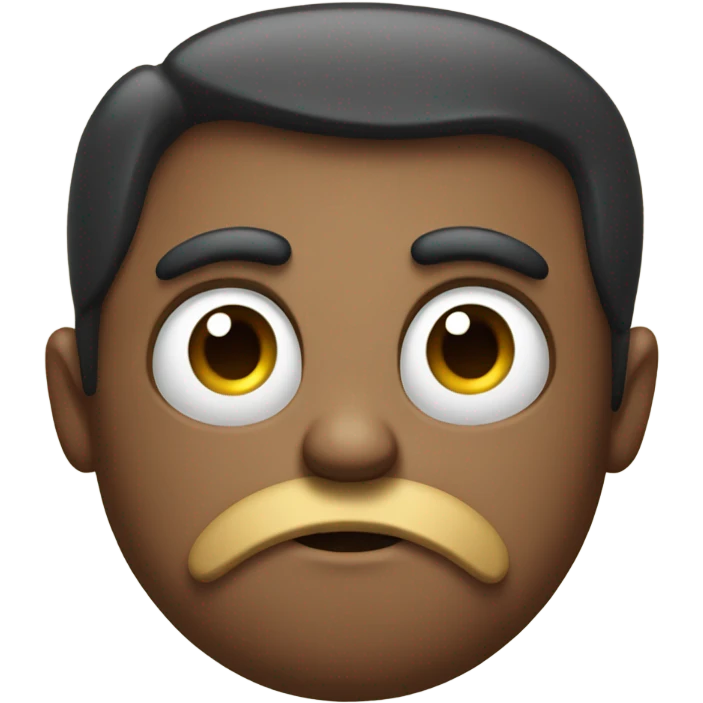 Mad emoji with puffed cheeks emoji