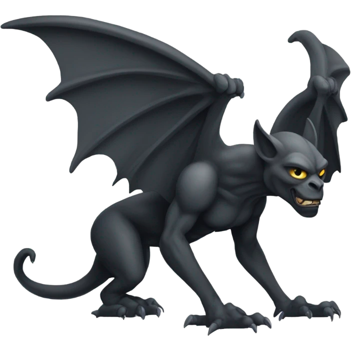 black gargoyle emoji
