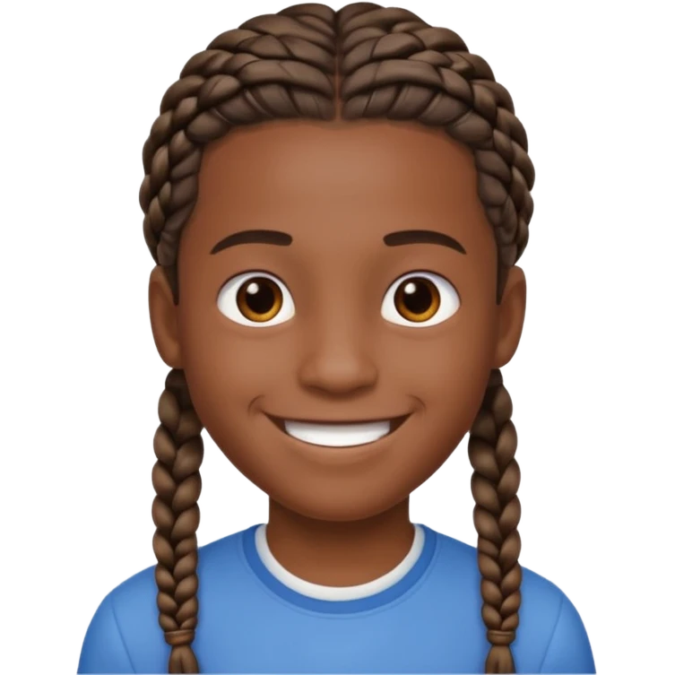 Wensday Boy with braids emoji