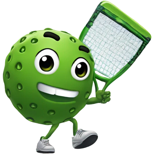 The sport pickle ball  emoji