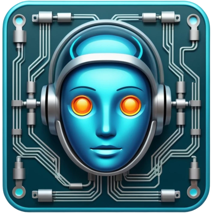 AI with thinking emoji