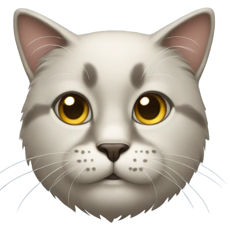 Cat with a beard emoji